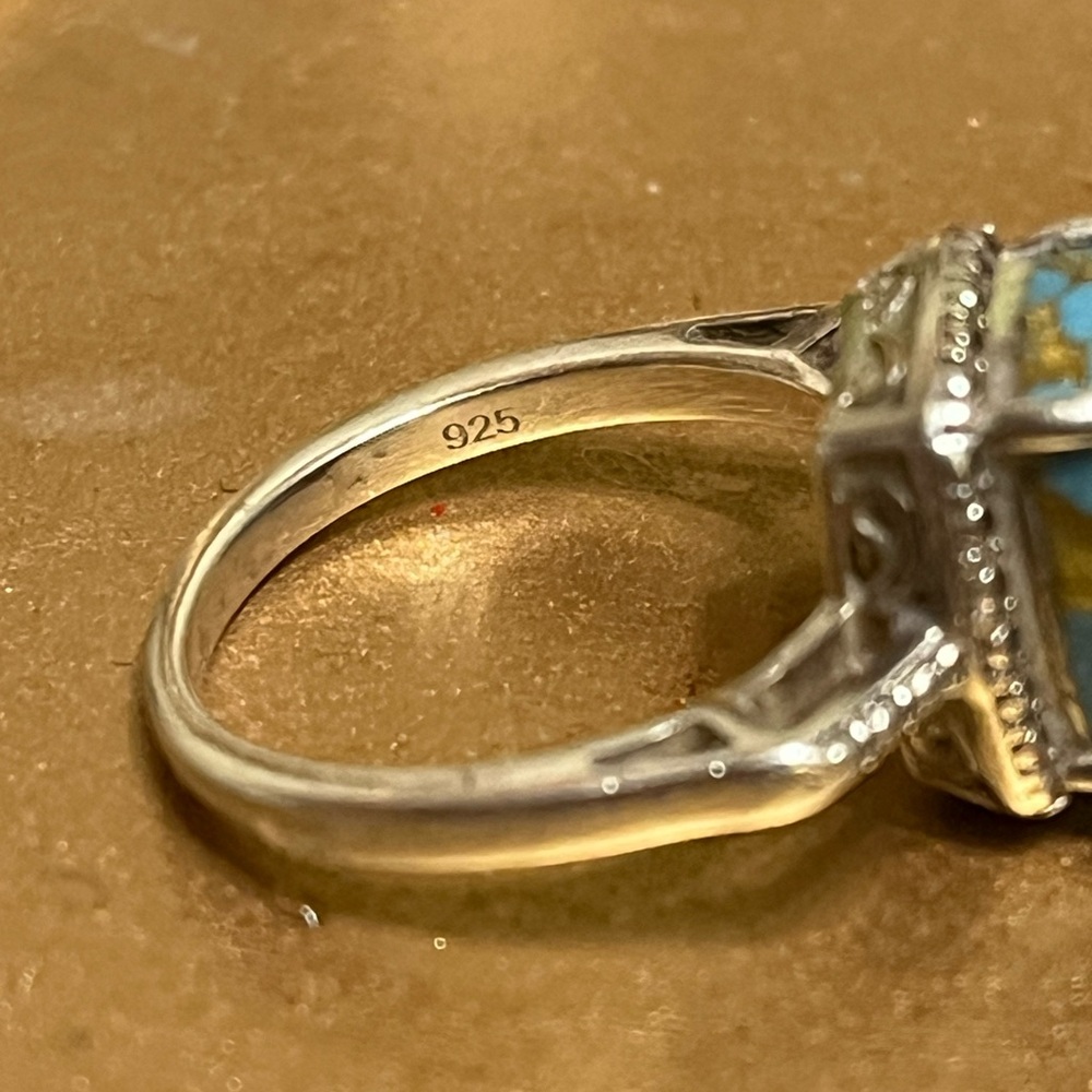 Sterling STS Jewelry Co. Turquoise Ring - Picture 3 of 12
